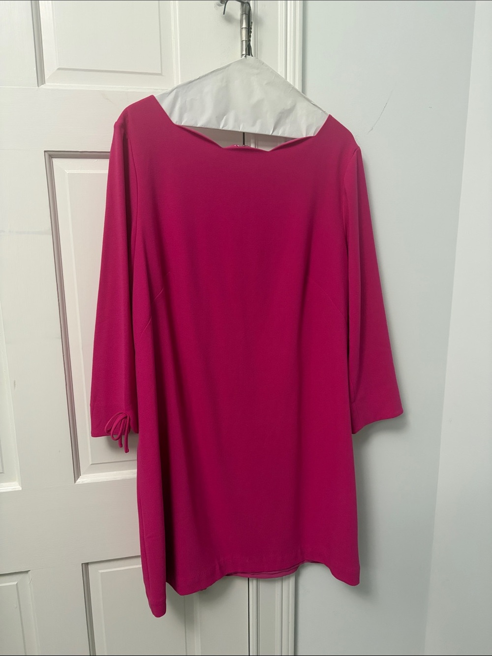 Talbots Women’s Fuchsia Boatneck Tunic Top